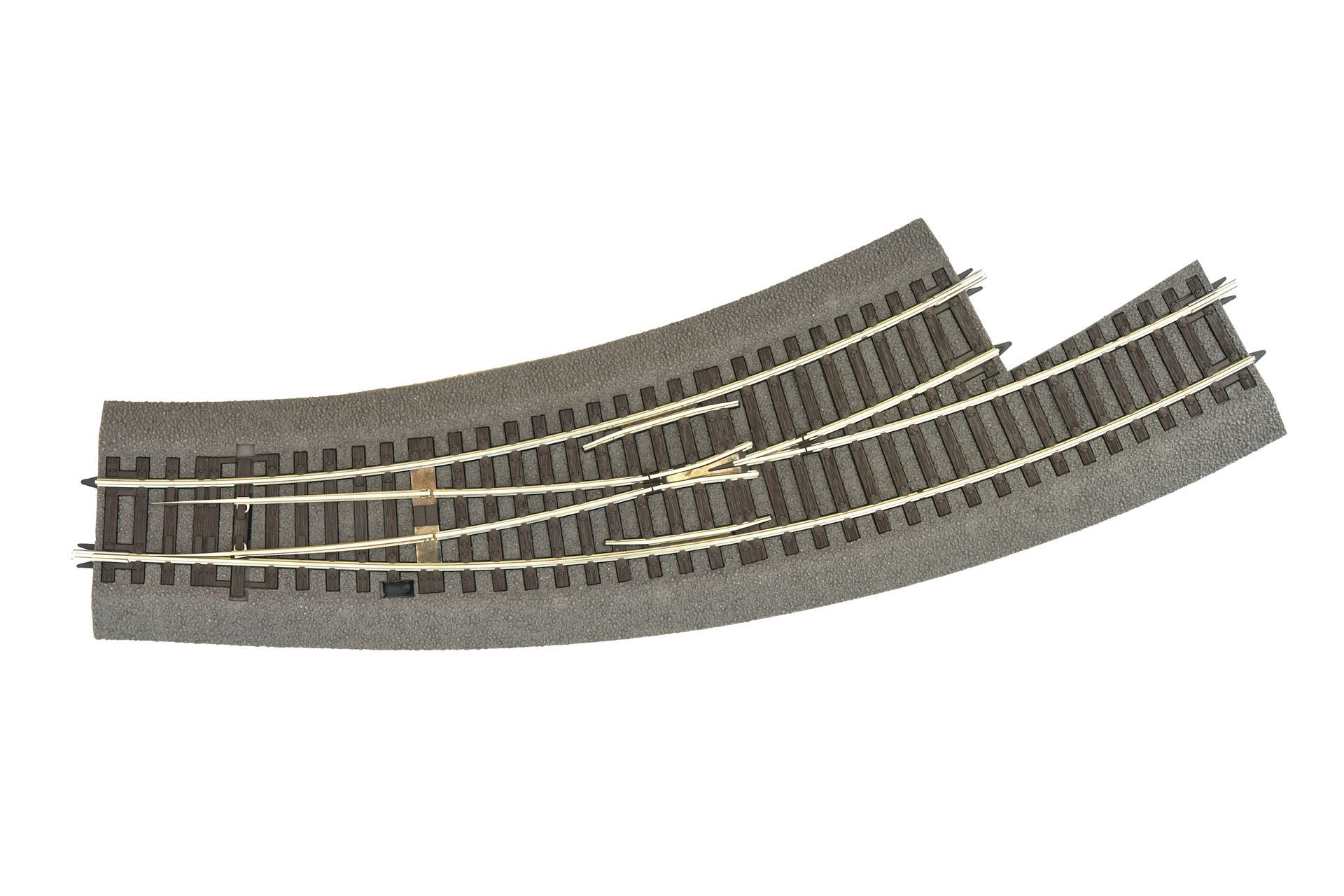 Roco 42572 - Bogenweiche R3/R4 links mit Bettung H0/GL